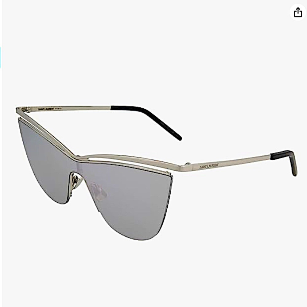 Saint Laurent Silver Mirror Lens Cat-Eye SL 249 Sunglasses - Picture 4 of 14